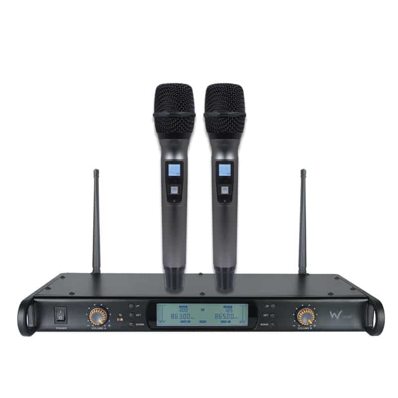 W Audio DTM 800H Twin Handheld Diversity System 863.0Mhz 865.0Mhz