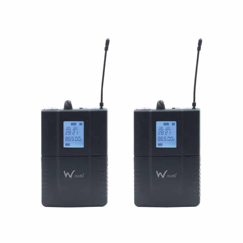 W-Audio DTM 600 Twin Beltpack Diversity System (606.0Mhz-614.0Mh