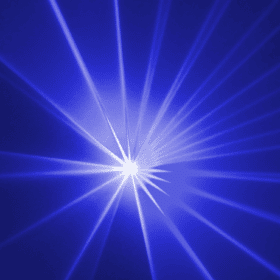 Ibiza Light LZR-300B Blue Graphic Laser 300mw