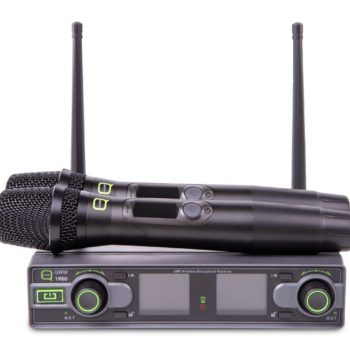 Q-Audio QWM1950HH Dual Handheld Wirelesss Microphone System