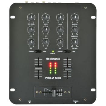 Citronic Pro-2 MKII DJ Mixer 2-Channel