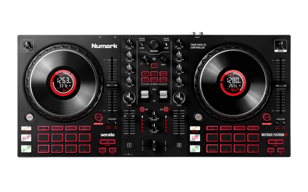 Numark Mixtrack Platinum FX 4-Deck Advanced DJ Controller with J